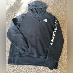 Carhartt women’s Black Logo Hoodie